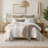 Rowan Sand Coverlet & 2 Shams Set King-120868331