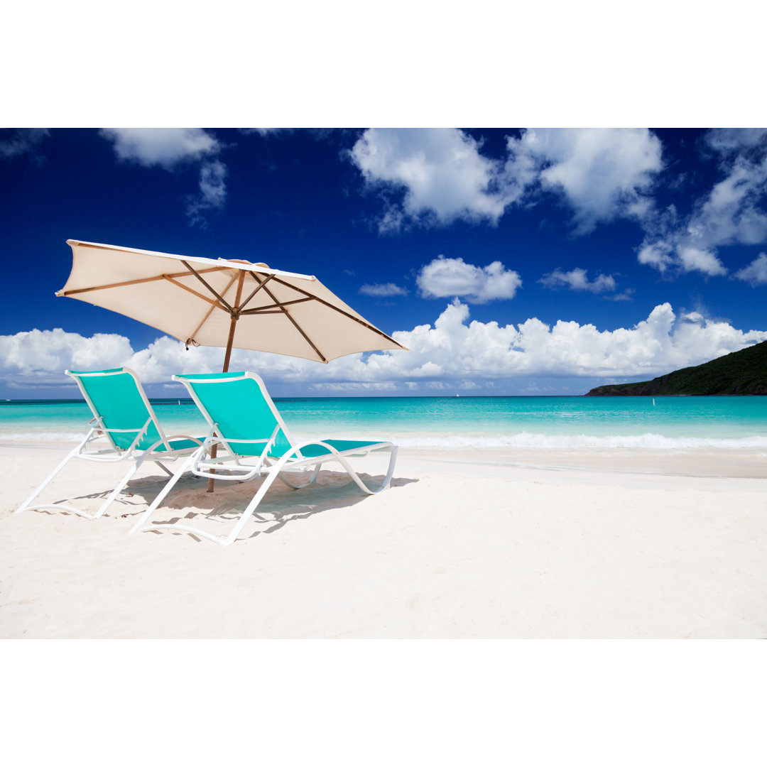 Flamenco beach - Leinwandbild