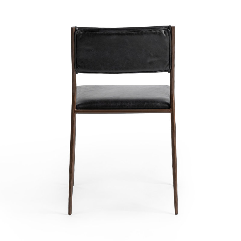 Kayne Upholstered Dining Chair, Jet Black
