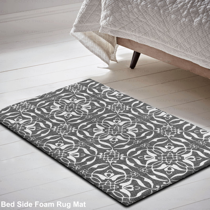 Tapis anti-fatigue pour cuisine sur pied, Gris foncé