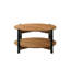Table basse à finition ouverte noyer 1pc