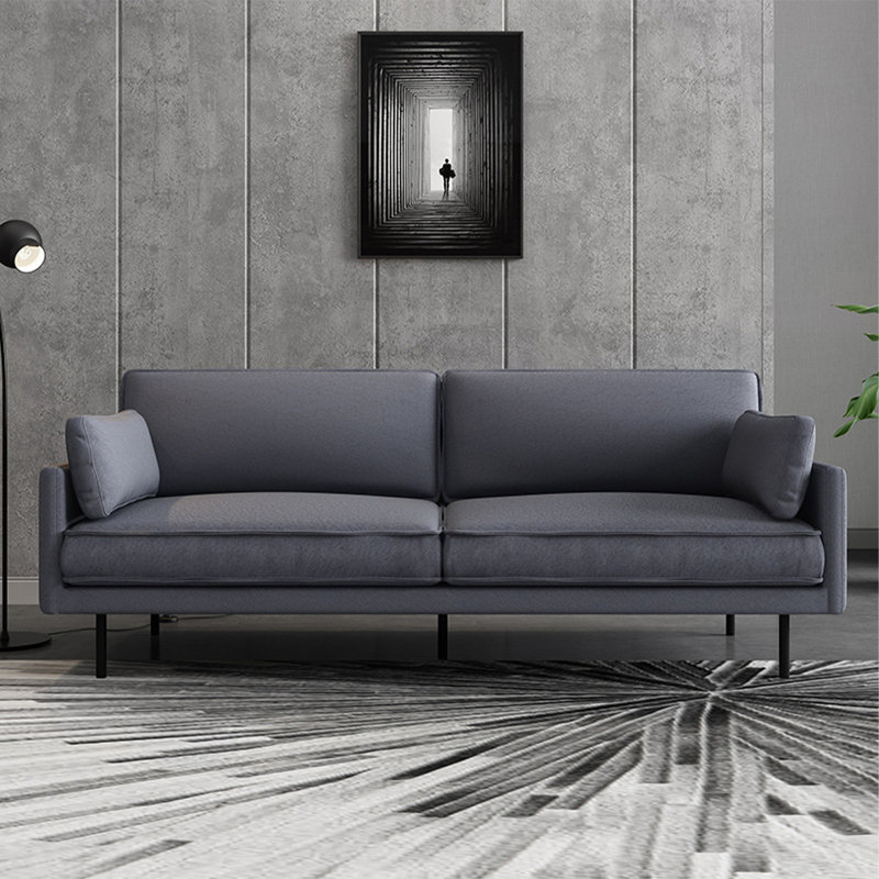 Coffee 100% Polyester Standard Sofa cushion Loveseat, Blue