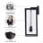 Black Rectangular Double-Bulb Outdoor Walllamp(Set Of 4)-1216467568-1218658590