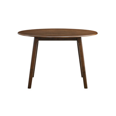 Superbe table de salle à manger en noyer - pour une expérience douillette en bois synthétique 48 po x 30