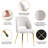 17.71'' H Velvet Upholstered Side Chair-689328401