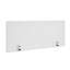 Panneau d'intimité de diviseur de bureau, cloison de bureau à pince 60 "x 24", panneau de cloison en PET, cloison d'intimité pour poste de travail avec 2 pinces de type C pour bureau, pièce robuste, bibliothèque