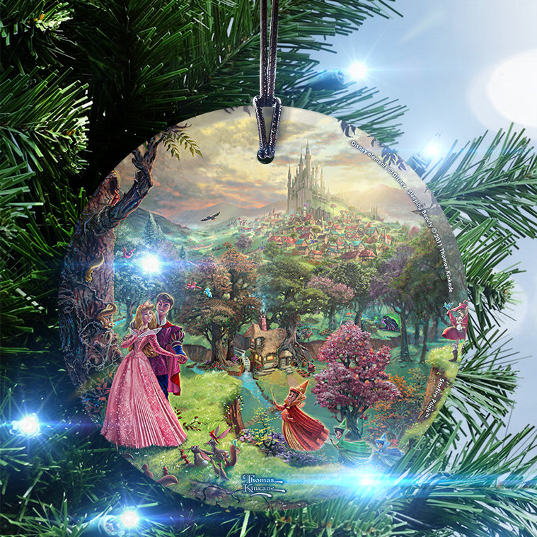 Disney (Belle au bois dormant), impression sur verre suspendue