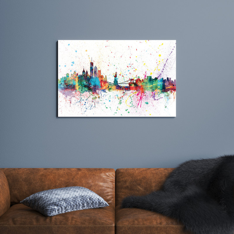 New York City, New York, USA by Michael Tompsett - Print on Canvas, Wrapped Canvas, 20.32 cm H x 30.48 cm W