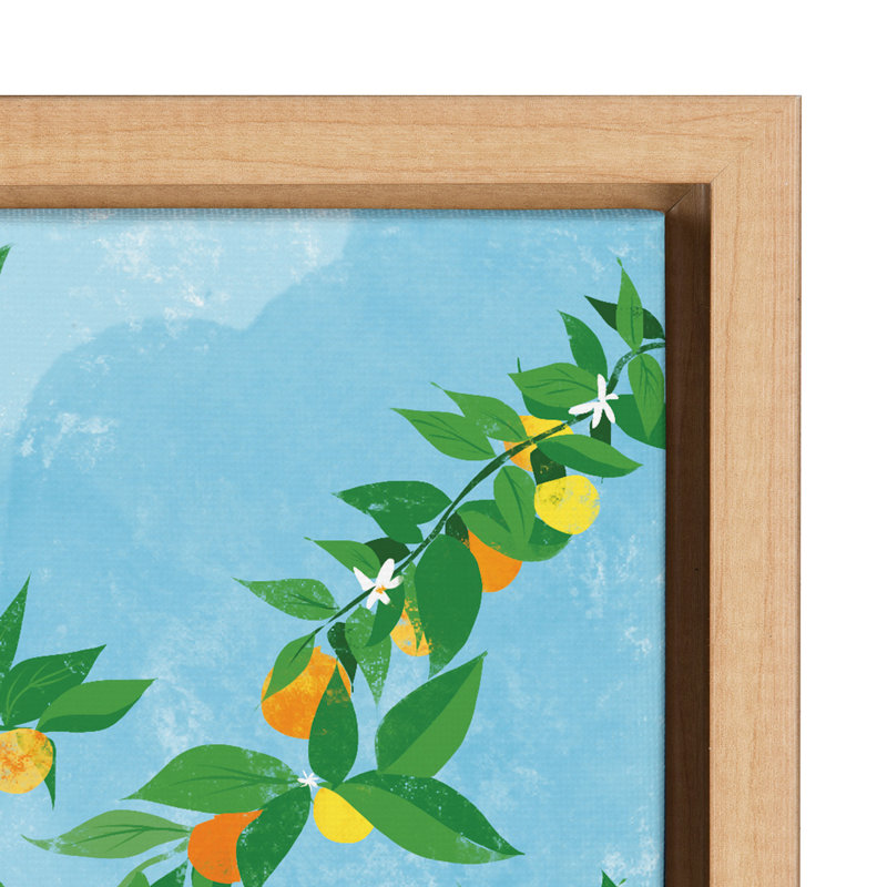 Sevilla Girl Nature-Inspired Canvas Art with Polystyrene Frame