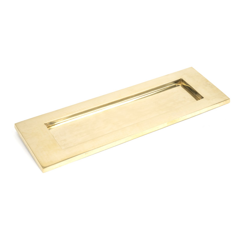 Letter Plate Door Accessory, Polished Nickel, 10.8cm H x 26.5cm W x 0.4cm D