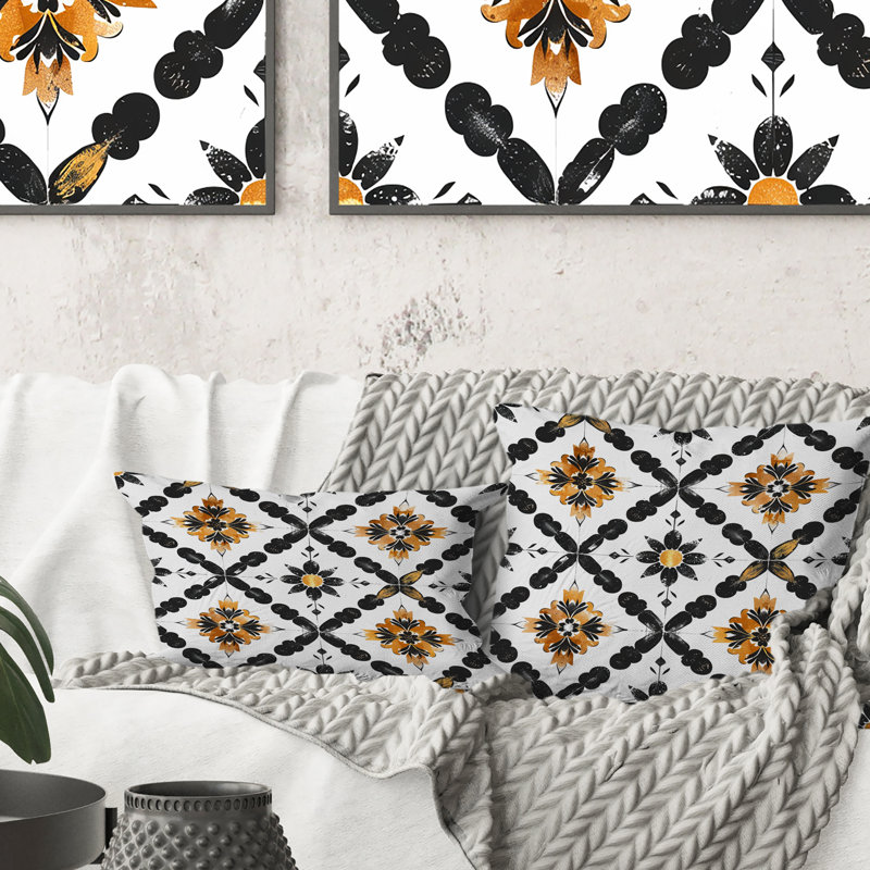 Coussin Rustile Tiles Farmhouse III - Farmhouse, H 18 po x H 18 po