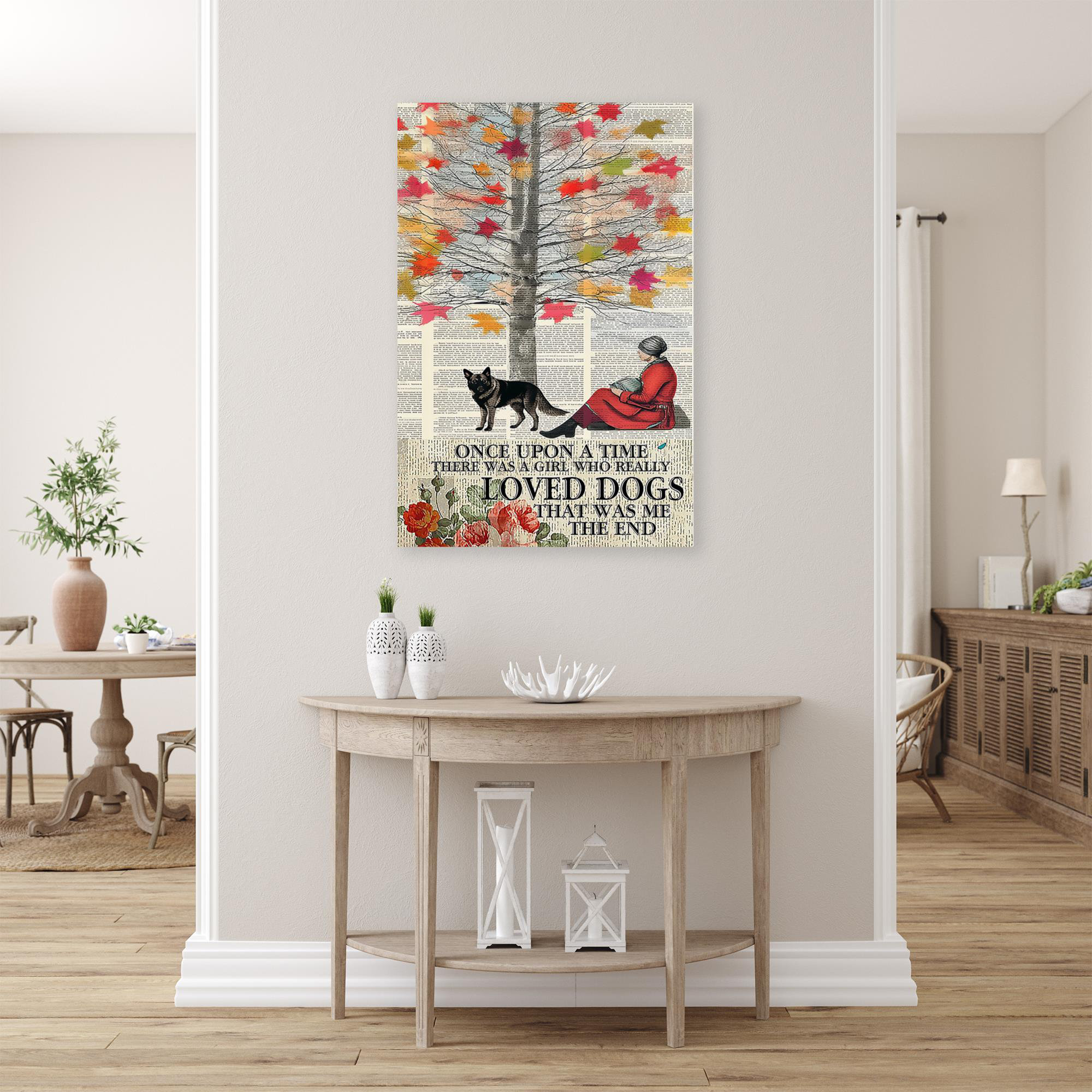 Trinx A Girl Who Really Loved Dogs 1 - 1 Piece Rectangle Graphic Art ...