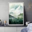 Woodland Forest Landscape Green Mountain Nature Scene Modern Decor Large Frame, impression sur toile, art mural-73333569-73333570-119395185