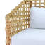 Fauteuil demi-tonneau en rotin Openweave