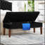 Banc capitonné avec rangement Design simple, confortable et durable, banc multifonctionnel-604157855