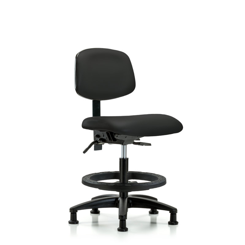 Chaise de dessin Lyra, Noir, Patins, Non inclus