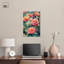 Art Remedy, fleurs vibrantes sur toile, Zinnias en fleurs II-111214536-111214529
