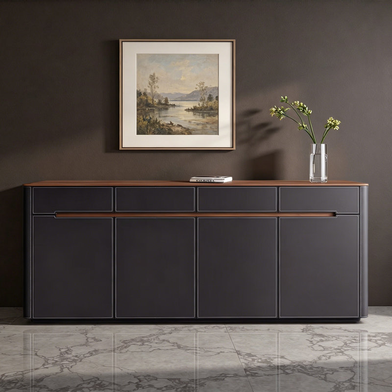 Buffet rétro, H 39,37 po x l 78,74 po x P 13,78 po
