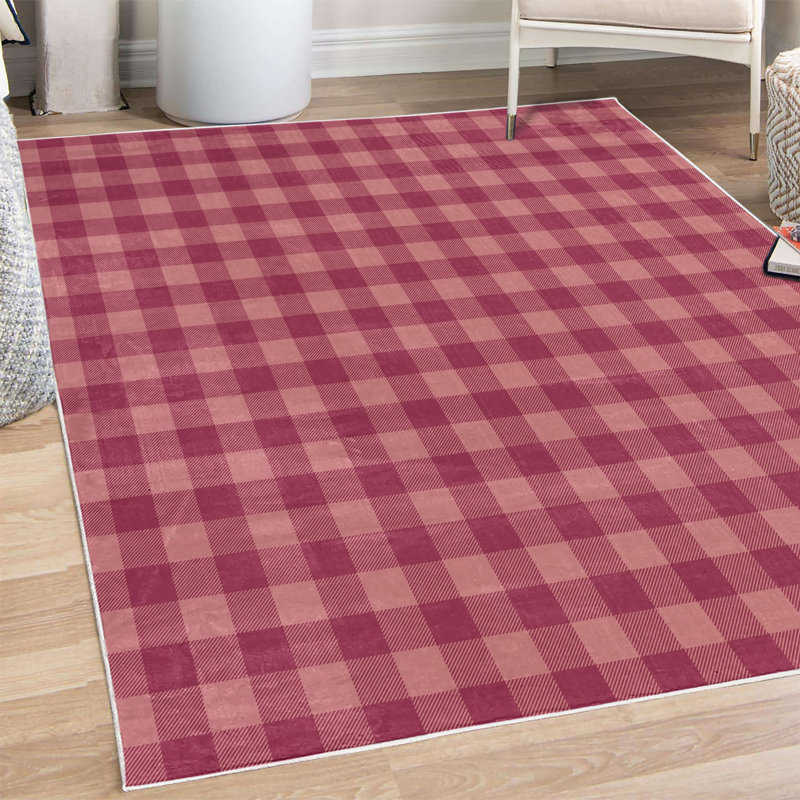 Tapis décoratif Sharel, Rectangle 4 pi x 5 pi 5 po