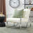 Siebo 30'' Wide Tufted Cream Armchair-59654135