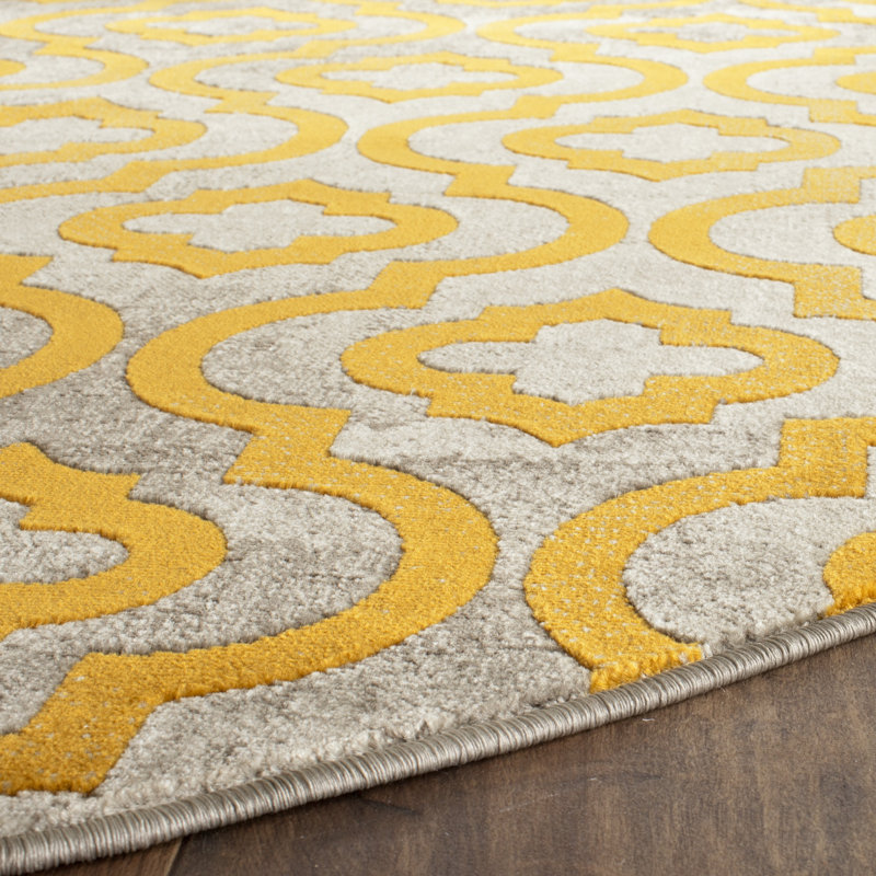 Fatlina Porcello Performance Oriental Rug, Round 6'7"