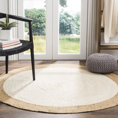 Tapis en jute de couleur unie Whittlesey