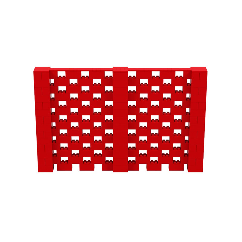 Ensemble mural Everblock, Rouge, H 84 po x l 132 po x P 12 po