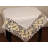 Spring Garden Embroidered Cutwork Table Topper