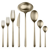 Linea Flatware Set - 43 Pieces - Ice Champagne