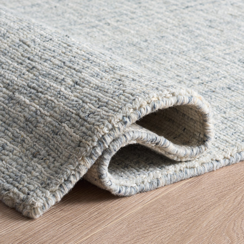 Mirage touffeté à la main recyclé P.E.T; Rayonne / viscose Tapis d'intérieur en coton à chevrons, Rectangle 8' x 10'
