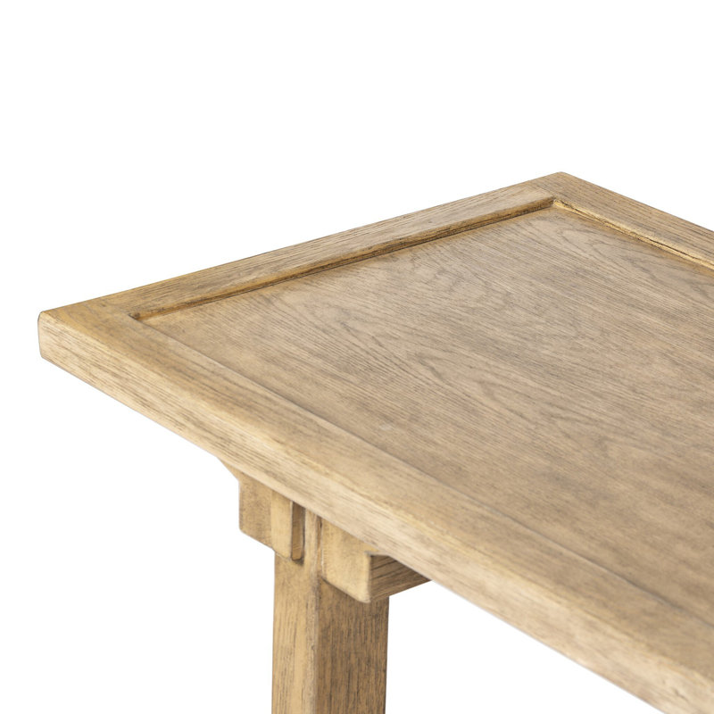 Trinity Console Table-Distressed Light Oak