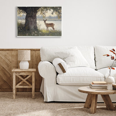 Plaque murale «Sp Spot Doe» par Lake, design par Franklyn Gregory