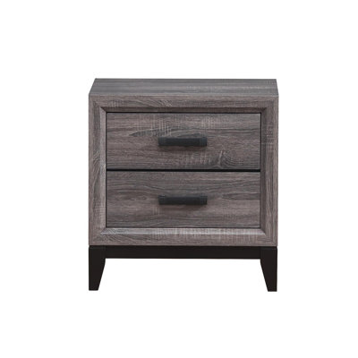 Table de chevet gris MIRAGE
