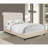 Clemence Beige Tufted Upholstered Eastern Bed-130570304