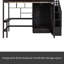 Lit mezzanine double avec tiroirs Kahlie Kids-795653710