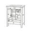 Meuble-lavabo 24 po avec évier en céramique 24 po