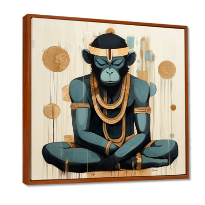 Hanuman, le dieu singe de l'hindouisme - impression d'art mural de l'hindouisme