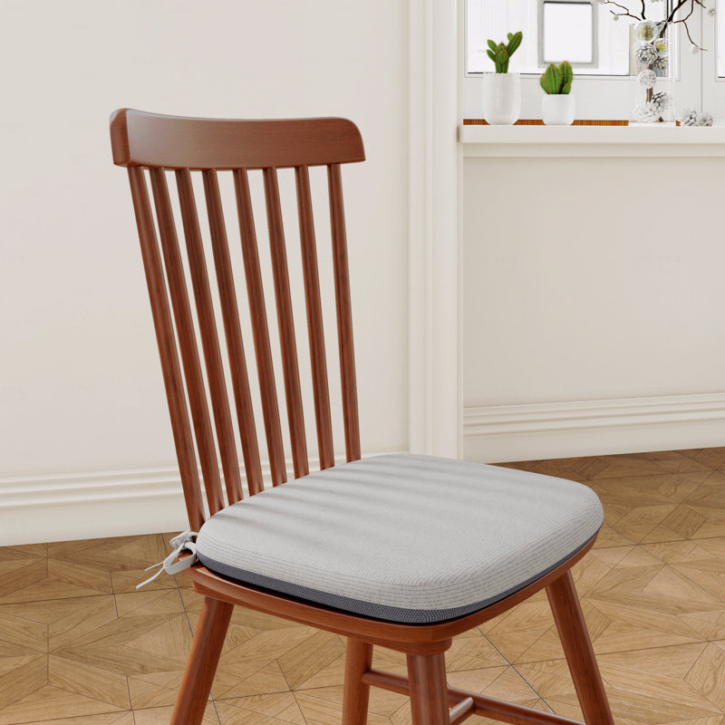 Chaises de cuisine de style campagnard (paire) - Fabrication robuste en bois massif avec sièges rembourrés, dossier moderne Windsor
