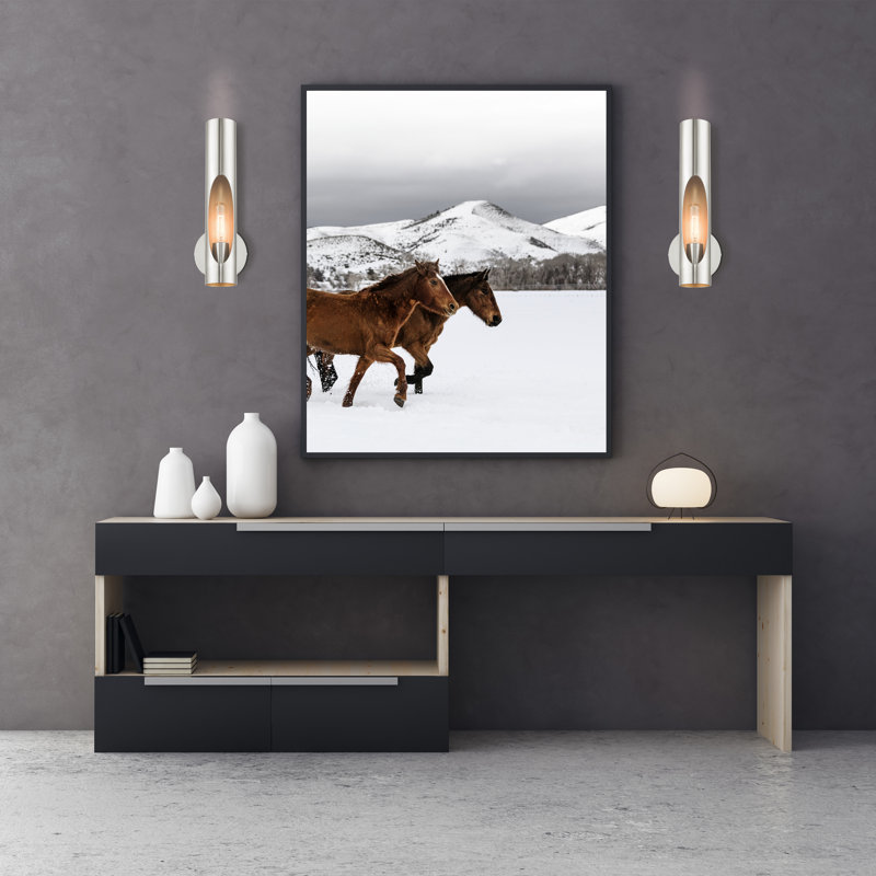 Applique murale articulée à 1 lumière Azria, Nickel brossé