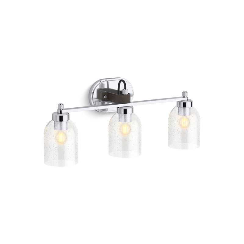 Tannage Three-Light Sconce, Polished Chrome