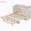 Lit escamotable double avec grands tiroirs et ports USB, blanc brossé-1746371805-1746371802