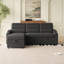 MH83.5 Canapé-lit convertible, canapé-lit convertible en polyester avec inclinable de rangement et porte-gobelet pour le salon, espaces restreints-1973891586