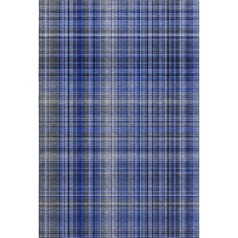 Premium Machine Washable Cerrito AMF541 Navy Rug, Rectangle 10' x 14'