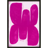 Magenta Butterfly Print by StudioM