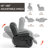 Dual Motor Infinite Position Up To 350 LBS Electric Medium Size Leatheraire Grey Power Lift Recliner Chair With 8-Point Vibration Massage And Lumbar Heating