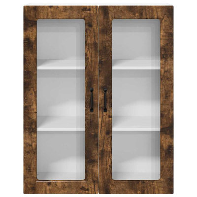 Vidaxl Kitchen Wall Cabinet Brown Oak 60 X 31 X 100 Cm Engineered Wood