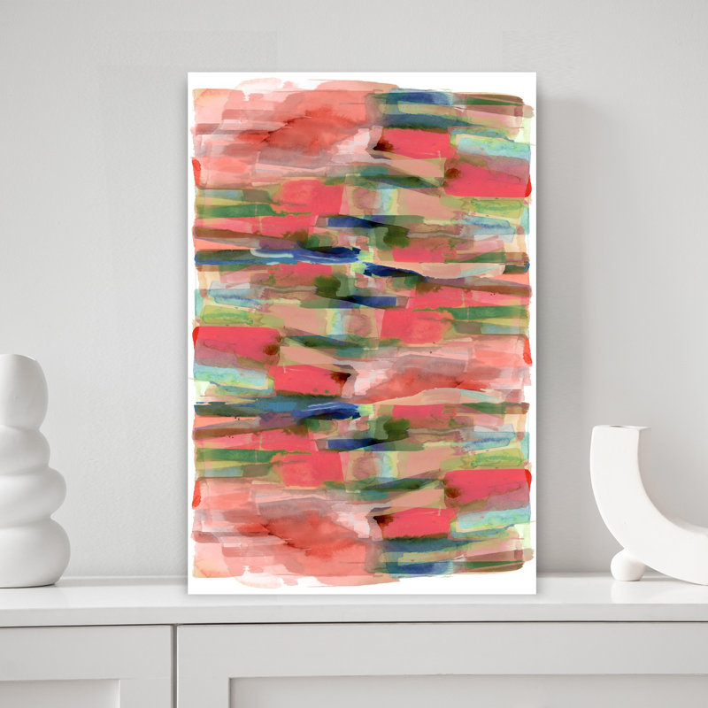 Art contemporain contemporain abstrait, H 18 po x l 12 po