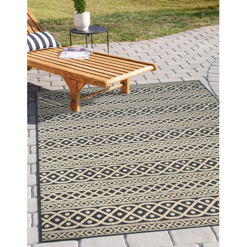 Union Rustic Jersy Moroccan Indoor/Outdoor Rug & Reviews | Wayfair