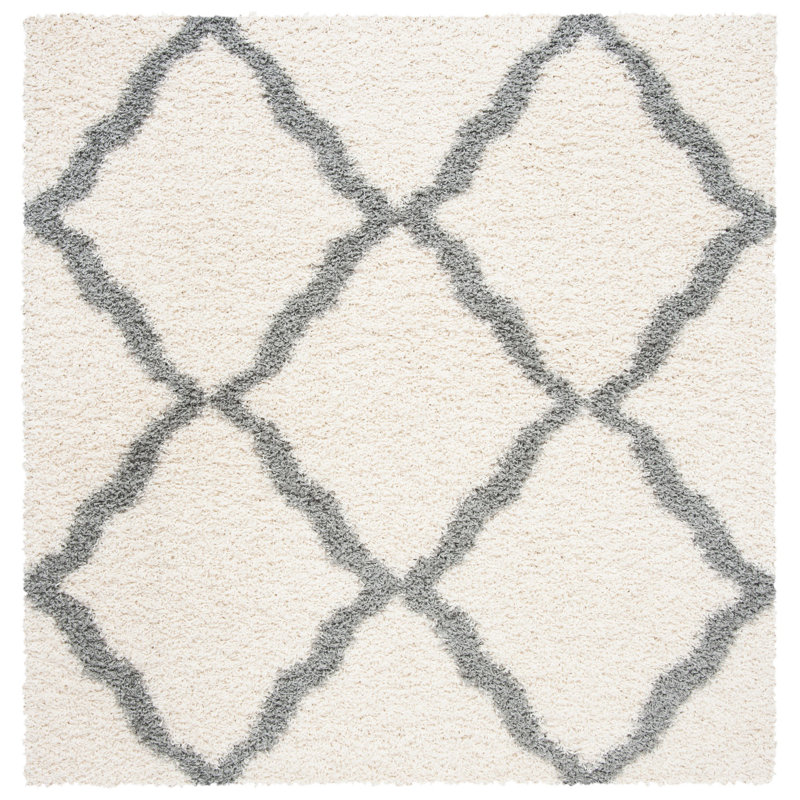Sgd-Dallas Shag Performance Geometric Rug, Square 8'