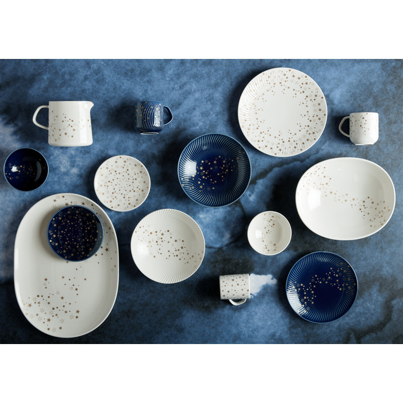 Porcelain Stars Turkey Platter